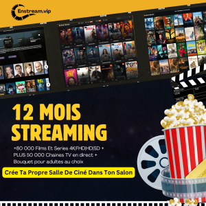 12 Mois Streaming avec zone-streaming.online